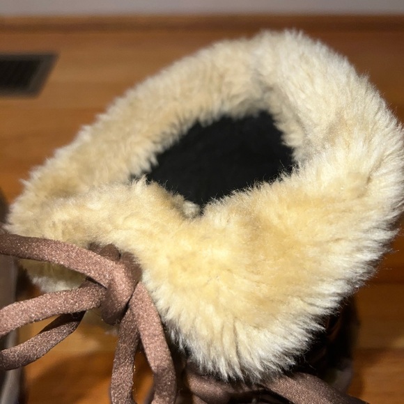 Hi-TEC St. Moritz Thinsulate Brown and Tan Women’s Snow Winter Boots - Size 7.5 - Picture 12 of 17